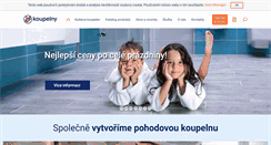 Desktop Screenshot of koupelny-ptacek.cz