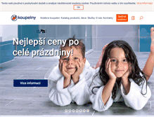 Tablet Screenshot of koupelny-ptacek.cz